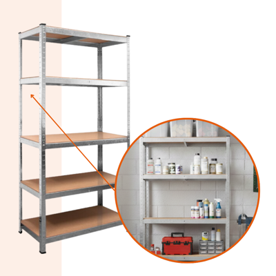 Nagy teherbírású polc