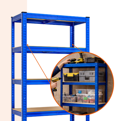 Nagy teherbírású polc