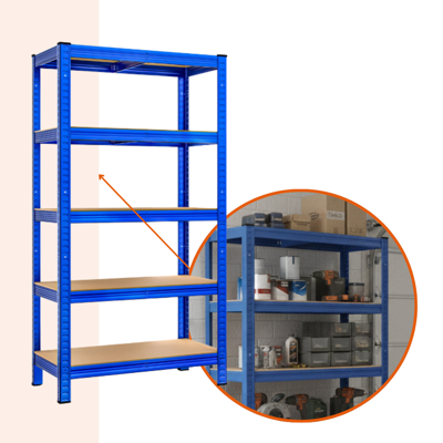 Nagy teherbírású polc