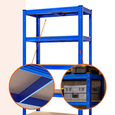 Nagy teherbírású polc