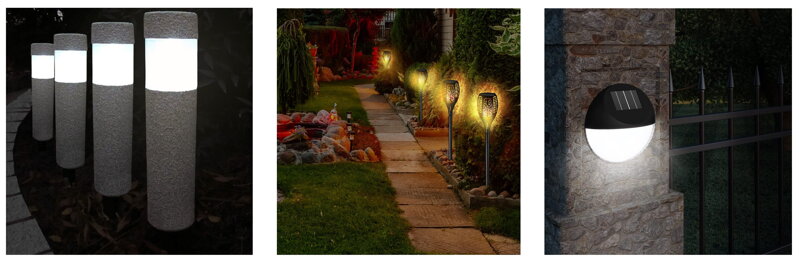 Napelemes LED-es lámpák a kertbe