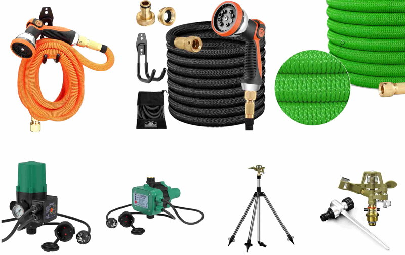 Kerti tömlők és öntözőrendszerek