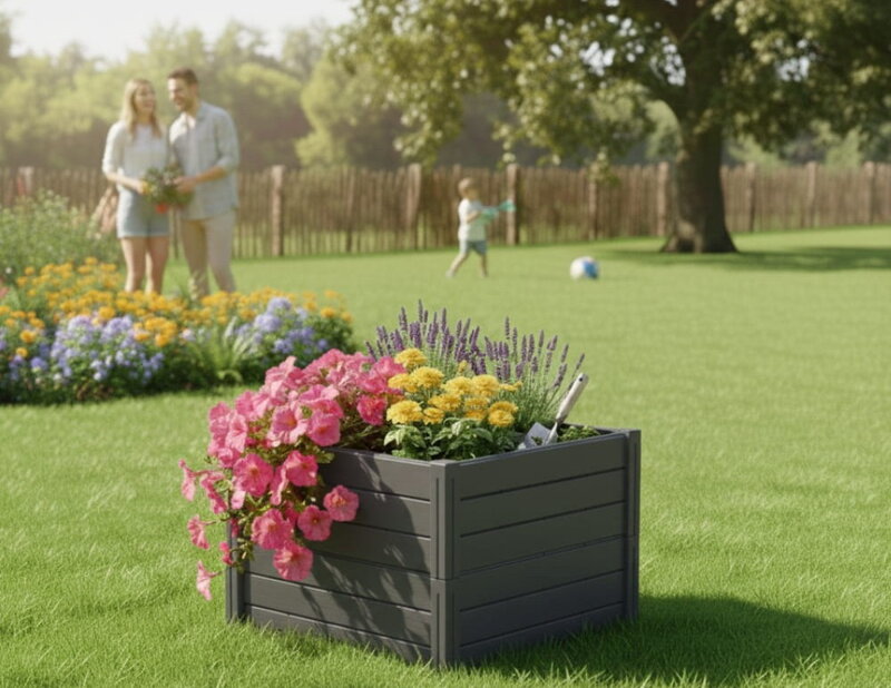 Magaságyás négyzet BASE PLANT