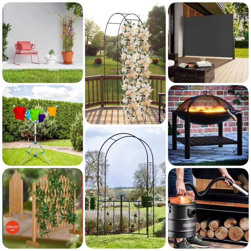 Kerti kiegészítők és támaszok