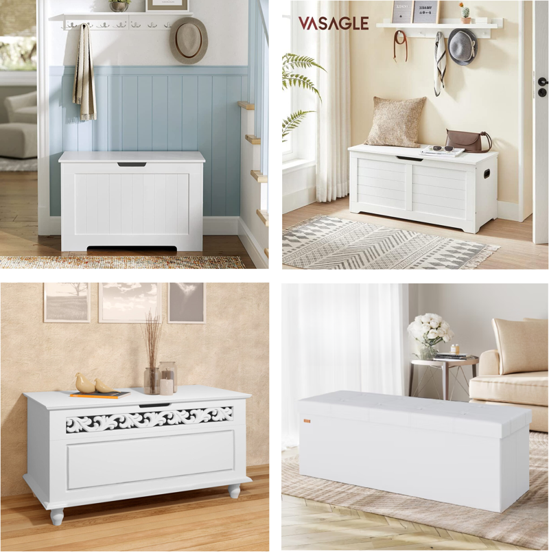 Dřevěné truhlice a taburety