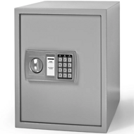 Security elektromos bútorszéf 35 x 40 x 40 cm ezüst színű 