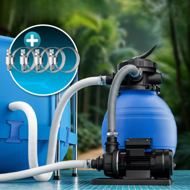 AQUA homokszűrő medencéhez, 10 200 l/h, kék