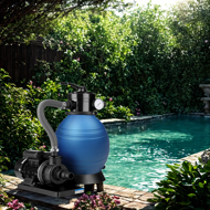 AQUA homokszűrő medencéhez, 10 200 l/h, kék