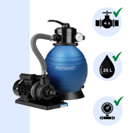 AQUA homokszűrő medencéhez, 10200 l/h, kék