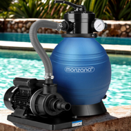 AQUA homokszűrő medencéhez, 10200 l/h, kék