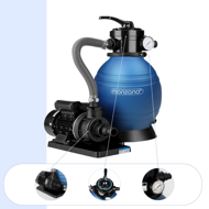 AQUA homokszűrő medencéhez, 10200 l/h, kék