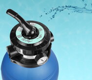 AQUA homokszűrő medencéhez, 10 200 l/h, kék