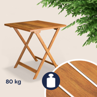 VITEK erkély bútor, 1+2, természetes barna