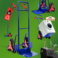 CART lépcsős kézikocsi, max. 200kg, kék