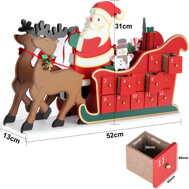 NIKOLAS adventi naptár, színes