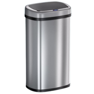 DEUS érzékelős szemetes, 58 liter, ezüst