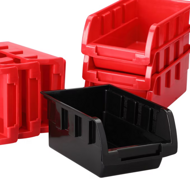 ORDERBOX függő műhelyrendező 28 dobozzal és szerszámtartóval, piros/fekete 