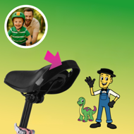 QUIDO gyerek futóbicikli, 3 éves kortól, rózsaszín