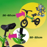 QUIDO gyerek futóbicikli, 3 éves kortól, zöld