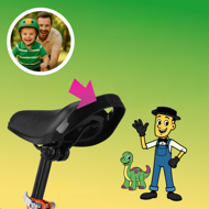 QUIDO gyerek futóbicikli, 3 éves kortól, narancs