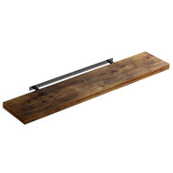FIGO+ fali polc konzollal, 110 cm, sötét tölgy