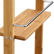 BAMBOO fürdőszobai függő polc, 28,5x10x70cm, 3 polc, barna