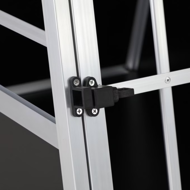 BRUNO kutyaszállító box, 89x70x51cm, ezüst/fekete