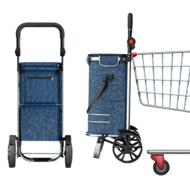 EASY bevásárlótáska kerekekkel, 50l, kék