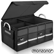 LEROY csomagtartó rendező, 63l, 60x35x30cm, fekete