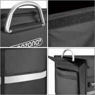 LEROY csomagtartó rendező, 63l, 60x35x30cm, fekete