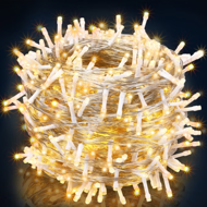 SIMPLE karácsonyi fényfüzér, 60m, meleg fehér