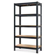 HEAVY nagy teherbírású polc, max 875kg, 90x40x180cm, fekete