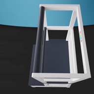 PLAY tanulótorony fenyőfa, 93x56x49cm, fehér/antracit