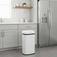 DEUS érzékelős szemetes, 58 liter, fehér