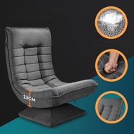 ABERDEEN napozó fotel 87×60×105cm, szürke