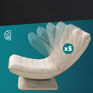 ABERDEEN napozó fotel 87×60×105cm, bézs