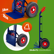 CART összecsukható kézikocsi, max 200kg, kék