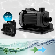 AQUA homokszűrő medencéhez szűrőgolyókkal, 5 000 l/h, kék