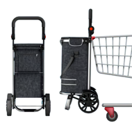 EASY bevásárlótáska kerekekkel, 50l, fekete