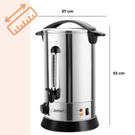 COZY borfőző/tea, 20l, ezüst