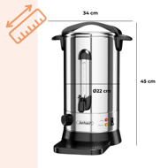 COZY borfőző/tea, 8,8l, ezüst