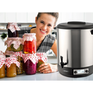 DION borfőző/tea/puncs főző, 28l, ezüst