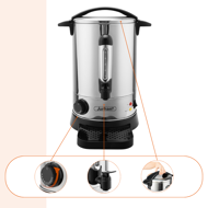 COZY borfőző/tea, 6,8l, ezüst