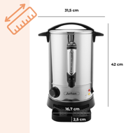 COZY borfőző/tea, 6,8l, ezüst