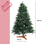 FROST műkarácsonyfa, 180cm, zöld