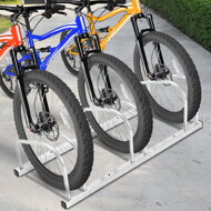 BIKE kerékpártartó, 3 kerékpár, 84x32x27cm, ezüst