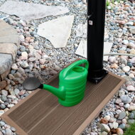 KARIBIK napelemes zuhany, 35l, fekete