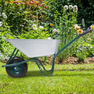 GREEN BARRY horganyzott talicska, max. kapacitás 100l/250kg, ezüst/fekete