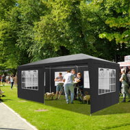NEAPOL rendezvénysátor, 3x6m, antracit