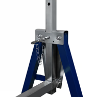 DANNY teleszkópos állvány, 2 darabos készlet, max. 200kg, 69x57x81-130cm, ezüst/kék